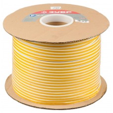 Уплотнитель резиновый самоклеящийся P-профиль 250 м размер 9?5.5 мм белый ЗУБР 40922-250