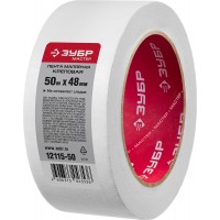 ЗУБР 48 мм х 50 м, креповая, малярная лента, МАСТЕР (12115-50)