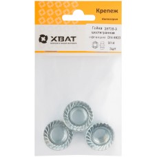 Гайка шестигранная с фланцем (DIN 6923) М14 (фасовка 3 шт) (28735-3)