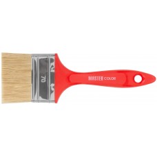 Кисть флейцевая, толщ. 16 мм, 70% ПБT/30% светлая натур. щетина, нерж.обжим, пласт. ручка, ширина 70 мм (30-0124)