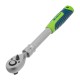 Ключ-трещотка телескопический 1/2, 300-430 мм, 72 зуба, с быстрым сбросом Сибртех