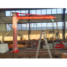 Кран консольный поворотный ручной TOR PSJ34050 500 кг, высота 3 м, стрела 4 м (1050599)