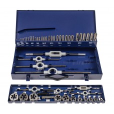 Набор резьбонарезного инструмента STM 35 HSS, 54 пр., M3-M4-M5-M6-M8-M10-M12-M14-M16-M18-M20 (ZA-10723)