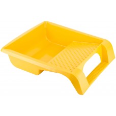 Ванночка для краски желтая 395х346 мм, педаль для фиксации, Профи (04000)
