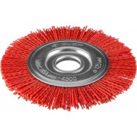 Щетка дисковая для УШМ 125 мм, нейлоновая проволока ЗУБР Профессионал 35160-125_z01