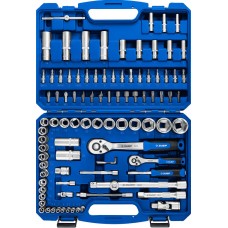 Универсальный набор инструмента 94 предм. А-94 (1/2 + 1/4) Профессионал ЗУБР 27635-H94