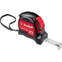 Рулетка 10 м х 25 мм с автостопом ЗУБР Автостоп 34052-10-25