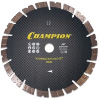 Диск алмазный CHAMPION универсальный ST 230/22,23/12 Fast Gripper (бетон, кирпич, тротуарная плитка) (C1618)