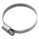 Хомуты нержавеющая сталь, Стандартное болтовое крепление 40-60 мм, 50 штук в упаковке, ширина 9 мм Сибртех (47583)