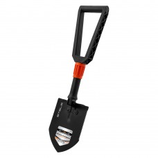 Лопата походная, 150х205х253 - 590 мм, пластик. рукоятка, складная в чехле, Stels (61462)