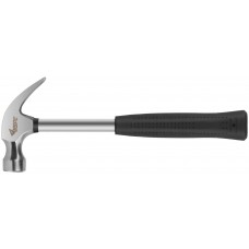 Молоток-гвоздодер, металлическая ручка, резиновая рукоятка 29 мм, 450 гр. (44613)