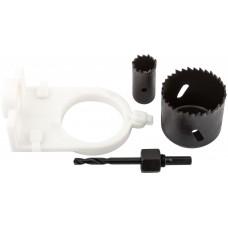 Набор для врезки замков с пластиковым шаблоном, 3 шт. (22/54 мм)