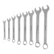 Набор ключей комбинированных 6-19 мм, 8 шт., CrV, матовый хром Stels (15443)