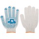 Перчатки вязаные (4 нити), х/б, с ПВХ, 10 класс вязки (12484)