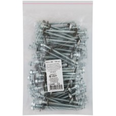 Шурупы кровельные оцинк. некрашеные, со сверлом М5,5 х 80 100шт. Фасовка (23114-0)