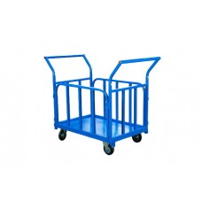 Тележка платформенная TOR ТП-Б (700х1200) с бортами и двумя ручками (колеса 160 мм) (1046339)