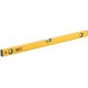 Уровень Старт, 3 глазка, желтый корпус, фрезер. рабочая грань, магниты, шкала 800 мм (18133)