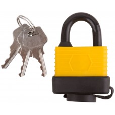 Замок навесной всепогодный 40х31 мм, стальная дужка 6 мм (67191)