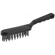 Щетка проволочная 4 ряда стальная пластмассовая рукоятка ЗУБР 35011-4