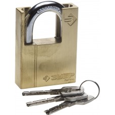 Замок навесной 60 мм, дополнительная защита дужки ЗУБР 37297-60