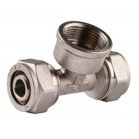 Тройник цанговый цанга-гайка 3/4