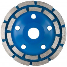 Диск алмазный шлифовальный, посадочный диаметр 22,2 мм, два ряда сегментов 125 мм (39518М)