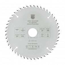 Диск пильный по дереву и ДСП, чистый рез (200x32/30/25.4/20x48z, 2.8/2.0 мм, ATB 12°, атака 14°) BERGER BG1663