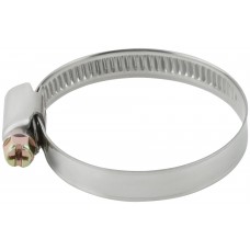 Хомут обжимной (нержавеющая сталь со сваркой) 32-50 мм (64284)