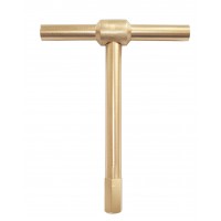 Ключ шестигранный с Т-образной рукояткой 6*90*100 искробезопасный сплав AlCu 167C-6, HORTZ