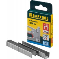 Скобы тип 53 (A/10/JT21), 10 мм, калибр 23GA, 1000 шт KRAFTOOL 31670-10