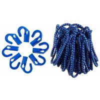 Набор шнур резиновый крепежный d 8 мм 10 м 8 переставных крюков ЗУБР 40511