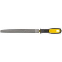 Напильник, прорезиненная ручка, полукруглый 200 мм (42591)