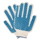 Перчатки х/б, ПВХ покрытие, Шахматный облив, 10 класс (67713)