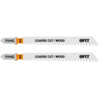 Полотна по дереву, HCS, разведенные, фрезерованные зубья, 100/74/3 мм (Т111С), 2 шт. (40935)