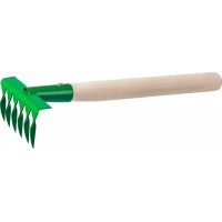 Грабельки садовые РОСТОК 120 x 62 x 405 мм, 6 витых зубцов 39611