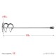 Миксер для красок 100 x 600 мм, SDS+ хвостовик, оцинкованный Professional STAYER 06013-10-60