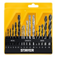 STAYER Combi 16 предметов, набор комбинированных сверл (29720-H16_z01)
