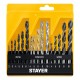 STAYER Combi 16 предметов, набор комбинированных сверл (29720-H16_z01)