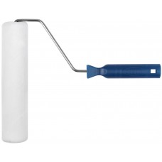 Валик велюровый, диаметр 40/48 мм, бюгель 6 мм, ворс 4 мм, белый, 230 мм (02134)