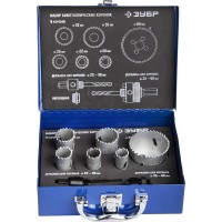 Набор коронок биметаллических 6 шт сталь Р6М5 20,22,25,30,35,60 ЗУБР 29531-H6-1