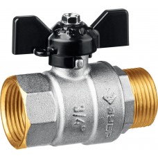 Шаровой кран d 3/4, ручка «бабочка» ЗУБР 51325-3/4