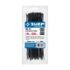 Кабельные стяжки КС-Ч1, 1.9 x 150 мм, нейлон РА66, 100 шт, черные ЗУБР Профессионал 309030-19-150