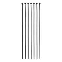 Хомуты, 350 x 4.8 мм, пластиковые, черные, 50 шт Сибртех (45566)