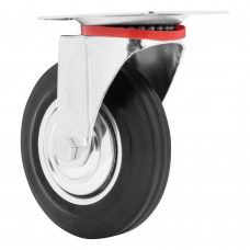 Колесо поворотное D 160 мм, крепление платформенное Сибртех (68717)