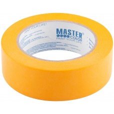 Лента малярная золотистая, рисовая бумага, термостойк. до 120°C, УФ-стойкость до 30 дней, 36 мм х 50 м (30-6126)