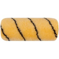 Ролик полиакриловый, бежевый с черной полоской, диам. 40/61 мм; ворс 10,4 мм, 150 мм (01857)