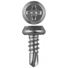 Саморез со сверлом для листового металла КЛМ-СЦ 11 x 3.8 мм, цинк, конусная головка, 1000 шт ЗУБР 4-300151-38-11