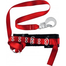 Строп страховочный безлямочный пояс размер L 1140-1440 2 точки крепления фурнитура оцинкованная сталь ЗУБР ПАМИР 11585