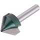 Фреза пазовая V-образная DxHxL=25х20,7х55,7 мм (3603-082125)