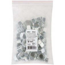 Гайка оцинкованная М14 50 шт DIN 934 Фасовка (28414-0)